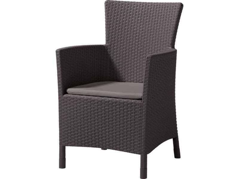 Iowa m�anyag rattan hat�s� kerti sz�k barna - meleg taupe